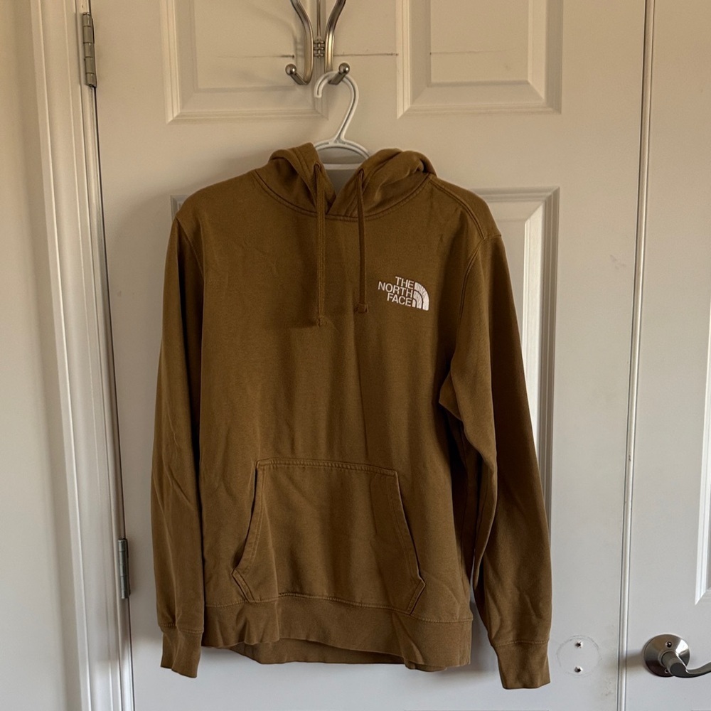 The North Face Men's Tan Hoodie Size Medium